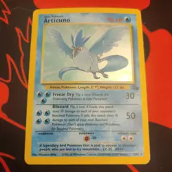 1999 Pokemon Articuno 2/62 Fossil Holo Rare WOTC Vintage MP/HP - Image 4