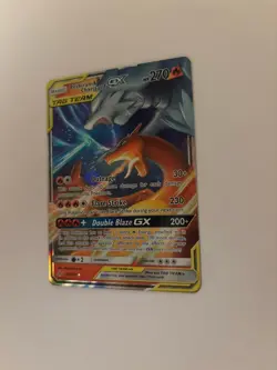Pokemon Reshiram & Charizard GX Ultra Rare Holo 20/214 Unbroken Bonds 270 HP - Image 2