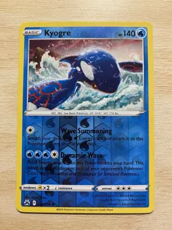 Pokemon TCG Kyogre Crown Zenith 036/159 Holo Rare - Image 1