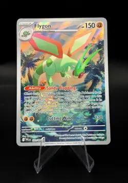 Flygon 101/094 Me02: Phantasmal Flames Holo Illustration Rare Pokemon Near Mint - Image 1