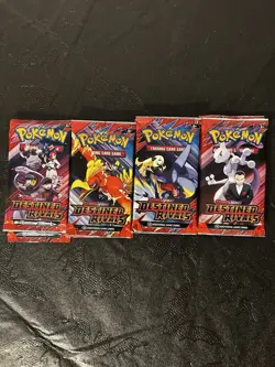 Pokemon Destined Rivals Single Booster Packs x9 - Image 1