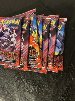 Pokemon Destined Rivals Single Booster Packs x9 - Image 2