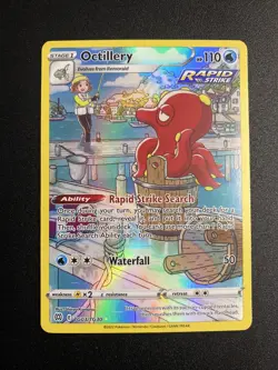Pokemon TCG Octillery Sword & Shield: Brilliant Stars TG03/TG30 Holo Secret Rare - Image 1
