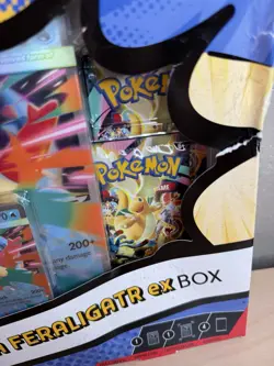 Pokemon TCG Mega Evolution Ascended Heroes Mega Feraligatr ex Box - Image 2