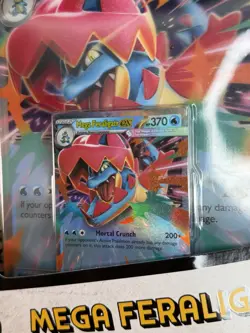 Pokemon TCG Mega Evolution Ascended Heroes Mega Feraligatr ex Box - Image 3