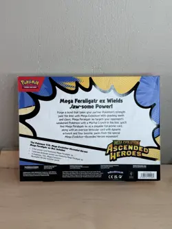 Pokemon TCG Mega Evolution Ascended Heroes Mega Feraligatr ex Box - Image 4