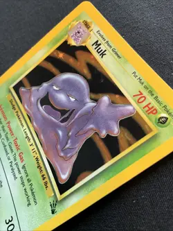 Pokemon TCG Muk 13/62 Fossil Holo LP - Image 2