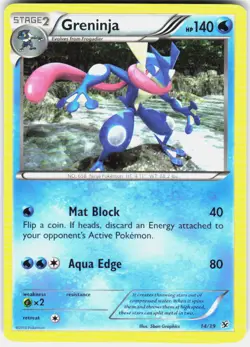 Greninja 14/39 Kalos Starter Set Pokemon NM/M - Image 1