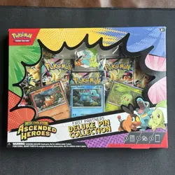 Pokemon Mega Evolution Ascended Heroes First Partners Deluxe Pin Collection Box - Image 1
