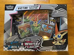 Pokemon Black Bolt & White Flare Unova Victini Illustration Collection Box - Image 1
