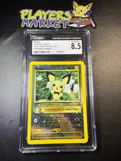 [ CGC 8.5 ] Pichu 35/53 Promo Reverse Holo WOTC Pokemon English - Image 1