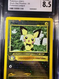 [ CGC 8.5 ] Pichu 35/53 Promo Reverse Holo WOTC Pokemon English - Image 4