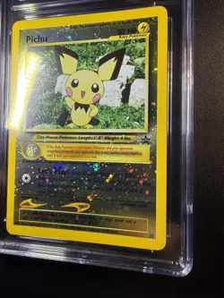 [ CGC 8.5 ] Pichu 35/53 Promo Reverse Holo WOTC Pokemon English - Image 5