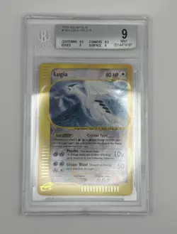 Pokemon Lugia Aquapolis Crystal Holo Rare #149 BGS 9 - Image 1