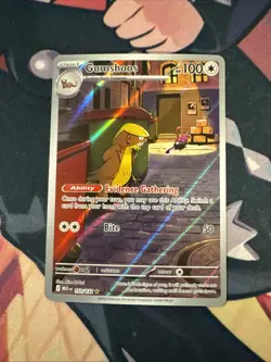 Pokemon TCG Gumshoos 153/132 Mega Evolution Illustration Rare NM - Image 1