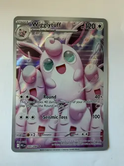 Wigglytuff Illustration Rare #105 Pokemon ME02: Phantasmal Flames - Image 1