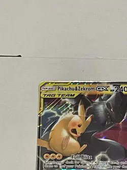 Pikachu & Zekrom GX 33/181 SM-Team Up Ultra Rare Holo Tag Team GX NM Pokemon TCG - Image 4