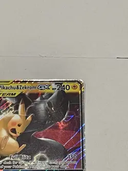 Pikachu & Zekrom GX 33/181 SM-Team Up Ultra Rare Holo Tag Team GX NM Pokemon TCG - Image 5