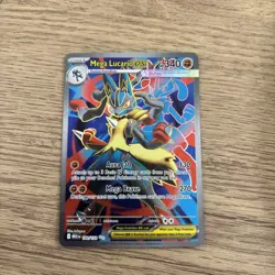 Pokemon TCG Mega Lucario EX 160/132 Ultra Rare Mega Evolutions NM/M Pack Fresh - Image 1