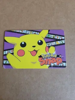 Pokemon Snap Blockbuster Video Smart Card Vintage 1999 Pikachu - Image 1