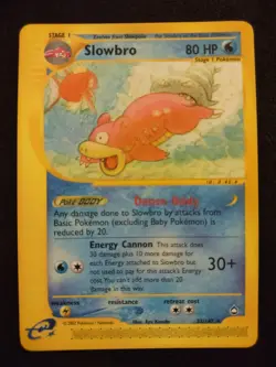 Slowbro 33/147 Pokemon Trading Card Game eCard Aquapolis Near Mint NM - Image 1
