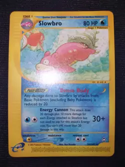 Slowbro 33/147 Pokemon Trading Card Game eCard Aquapolis Near Mint NM - Image 2