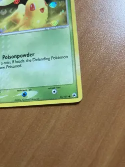 Pokemon Card Chikorita TCG Reverse Holo Card 55/101 EX Hidden Legends 2004 LP - Image 3