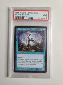 MTG Silver Wyvern PSA 9 MINT Stronghold 1998 En Vintage Magic Reserved List Card - Image 2