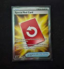 Special Red Card 113/086 Me04: Chaos Rising Holo; Pokemon TCG; Near Mint. - Image 1