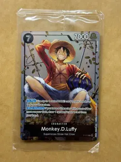 P-075 Monkey.D.Luffy Promo Card TS-02 Tin Set 02 ENGLISH SEALED - Image 1