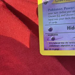 Pokemon TCG Unown H Rare Card Neo Destiny 1st Edition 28/105 Near Mint - Image 5