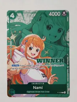 Nami (Winner Pack 2026 Vol. 2) P-102 One Piece Promotion Cards Foil - Image 1