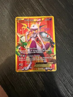 Pokemon Mewtwo EX TCG Full Art Holo Rare Card Breakthrough-Secret NM 164/162 - Image 3