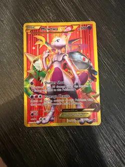 Pokemon Mewtwo EX TCG Full Art Holo Rare Card Breakthrough-Secret NM 164/162 - Image 4
