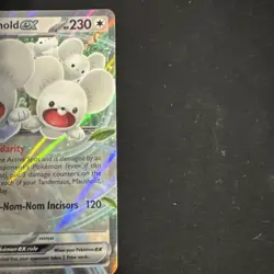 Maushold ex 155/182 Holo Shiny Pokemon TCG Card Paradox Rift 2023 NEAR MINT - Image 3