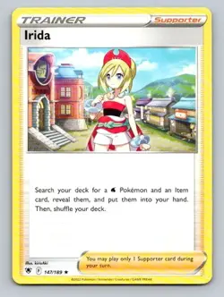 2022 Pokemon Card Astral Radiance Irida 147/189 - Image 1