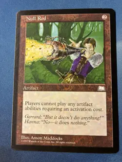 Null Rod - MTG - Weatherlight - LP - Image 1