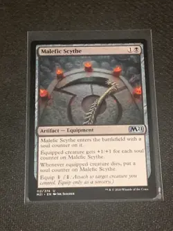 Magic the Gathering 2021 Malefic Scythe - Image 1