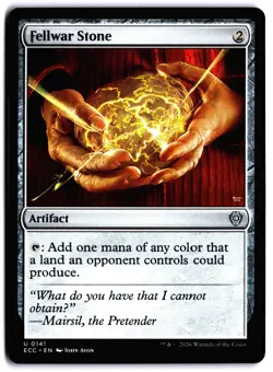 Fellwar Stone NM ECC MTG Commander: Lorwyn Eclipsed - Image 1