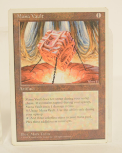 Vtg 1995 MTG Mana Vault 4th Ed LP English - Image 1