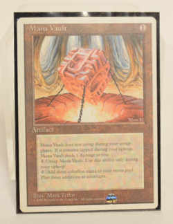 Vtg 1995 MTG Mana Vault 4th Ed LP English - Image 3