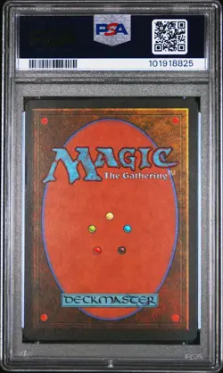 Ebon Praetor 1994 MTG Magic the Gathering Fallen Empires PSA 7 NM - Image 2