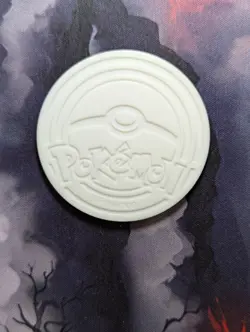 Arceus Jumbo Coin - Pokemon Card TCG - White Back + Silver Chrome - Image 2