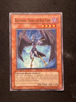 Blackwing - Shura The Blue Flame - RGBT-EN011 - Common 1st Ed NM Yugioh - Image 1