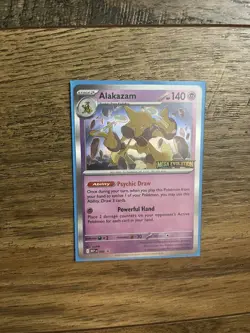 Pokemon Alakazam 003 Mega Evolution Pre-release Promo - Image 3