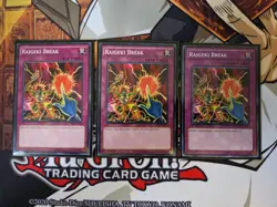 YUGIOH 3X RAIGEKI BREAK COMMON 1ST ED NM (YS11,YS14) - Image 1