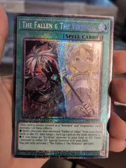Yu-Gi-Oh! The Fallen & The Virtuous (CH01-EN019) Starlight Rare Spell YGO TCG - Image 1