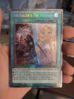 Yu-Gi-Oh! The Fallen & The Virtuous (CH01-EN019) Starlight Rare Spell YGO TCG - Image 2