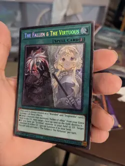 Yu-Gi-Oh! The Fallen & The Virtuous (CH01-EN019) Starlight Rare Spell YGO TCG - Image 4