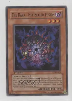 The Dark - Hex-Sealed Fusion 1st Ed. YuGiOh Flaming Eternity #FET-EN028 2005 - Image 1